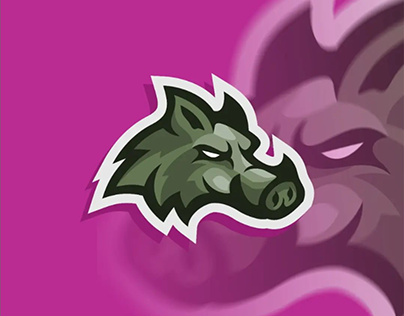 boar head ccharacter logo