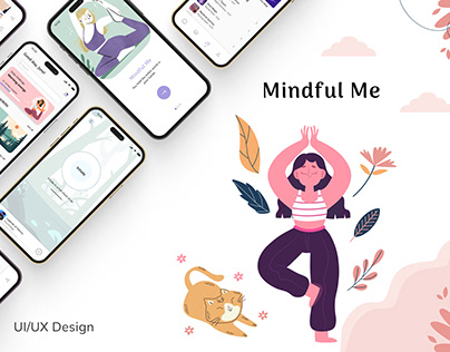 Project thumbnail - MindfulMe - Meditation&Yoga app concept