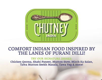 Chutney India Flyer design
