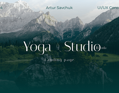 Yoga Studio Booda UI/UX Design