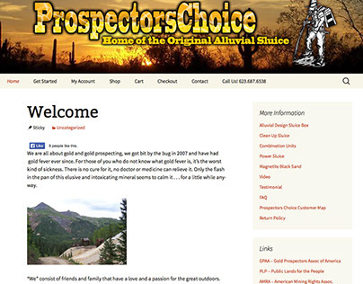 Prospectors Choice Web Store