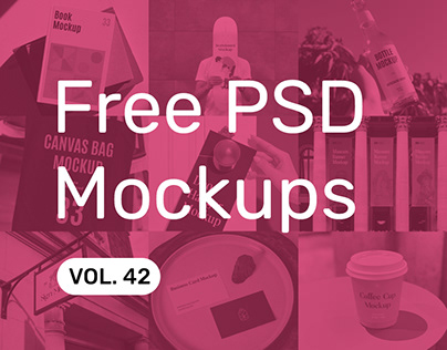 Free PSD Mockups vol. 42
