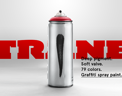 Trane Spray paint Branding