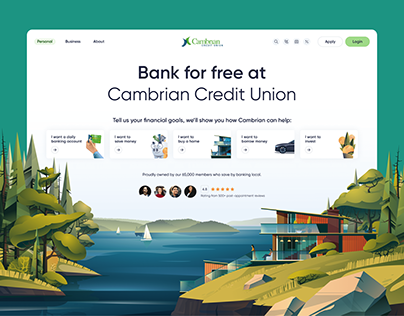 Cambrian Credit Union - Website Redesign