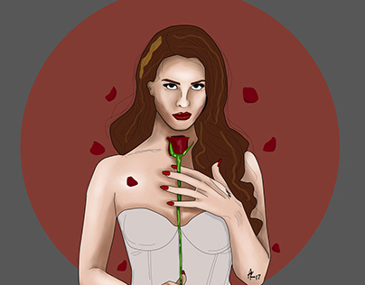 Lana Del Rey Carmen Illustration