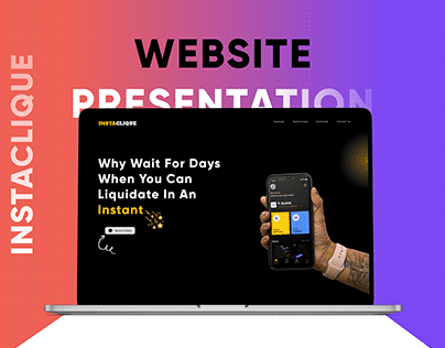 Website presentation Finance App
