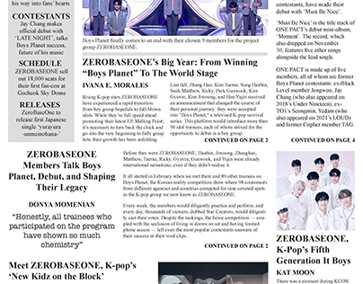 ZeroBase Newspapaper