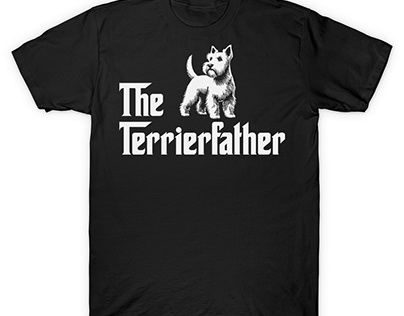 The Terrier Father T Shirt