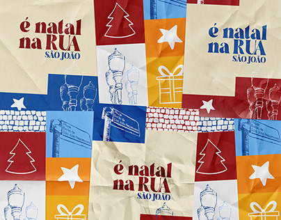 Identidade Visual - É natal na Rua São João