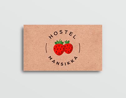 Hostel Mansikka logo design