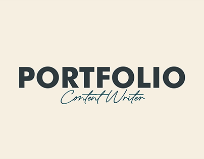 Portfolio-Content writing
