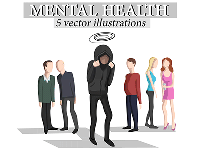 Mental health illustrations