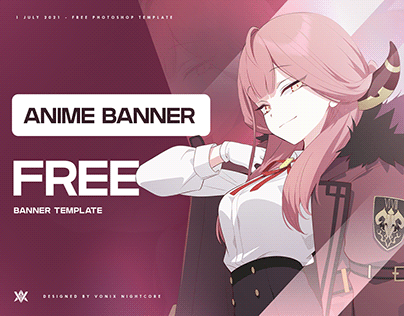 Anime Banner - Free Template