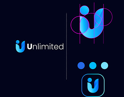 Minimalist modern logo design + U