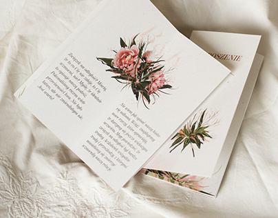 Wedding invitations - story book