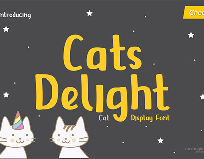 Free Cats Delight Display Font