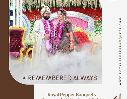 The Royal Pepper Banquets The Ideal Locations