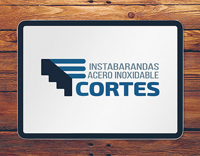 Logotipo Instabarandas y Acero Inoxidable Cortes
