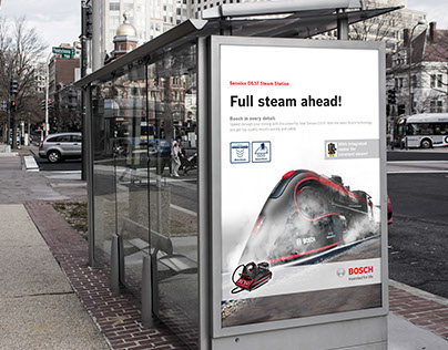 BOSCH Steam Iron & Steam Station Campaign Visuals