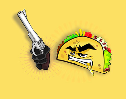 tacos man illustration