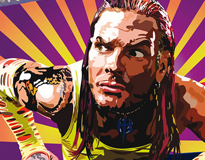 Ilustración de luchador de la WWE