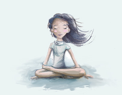Meditating Girl