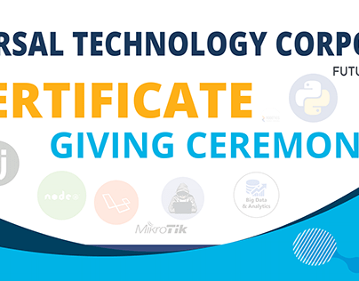 Certificate giving ceremony Banner