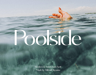 Poolside - Modern & Stylish Sans Serif