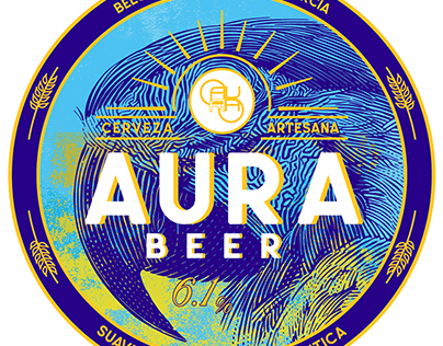 Etiqueta Aura Beer