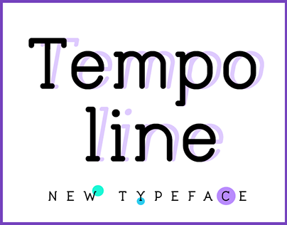 Tempoline - New Sans Serif Font