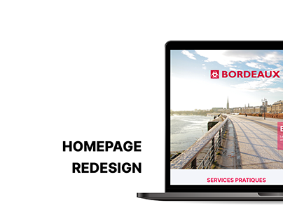 Homepage Redesign - Mairie de bordeaux