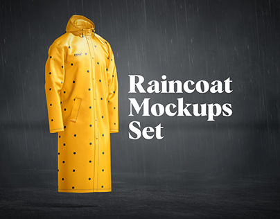Raincoat Mockups Set