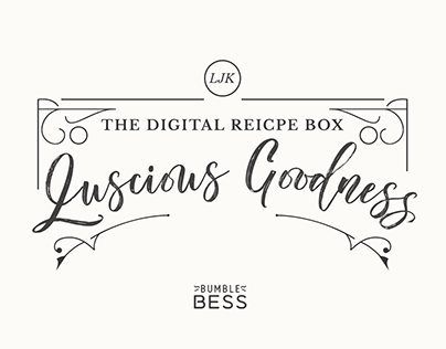 Blog Graphics and Visual Branding for Luscious Goodness