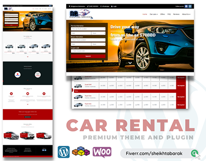 RG Diaspora Services - Car Rental Website