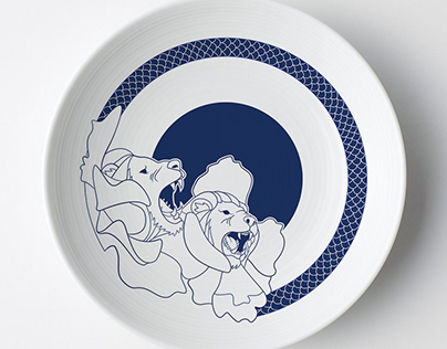 Porcelain Plates- Supermama concept