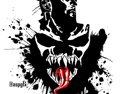 "Finn Balor X Venom" Illustration