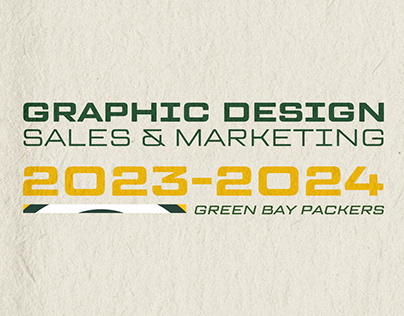 Sales and Marketing Graphic Design - Green Bay Packers