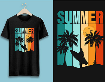 Project thumbnail - Summer T shirt design