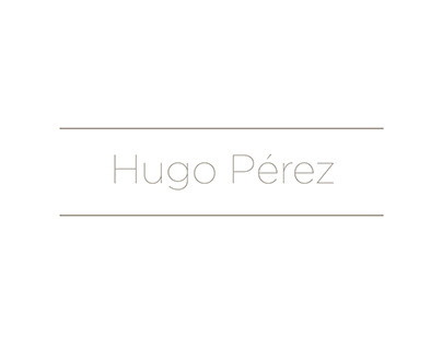 PORTFOLIO HUGO PÉREZ
