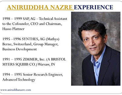 Education and career of aniruddha nazre