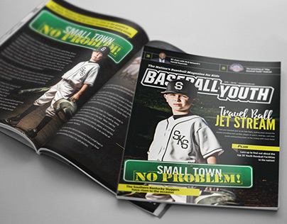 Baseball Youth Magazine Design and Layout