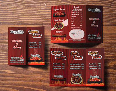 Fast Food Brochure for Paprika
