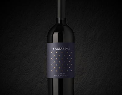 STERREDAL · Cape Red // Wine of South Africa