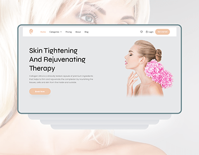Skin care website - Spa Skin Therapy Website