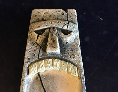 Ceramic Sculpting: Tiki Incense holder