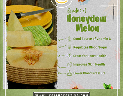 Honeydew Melon good source of vitamin