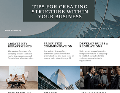 Tips for Creating Structure Within Your Business
