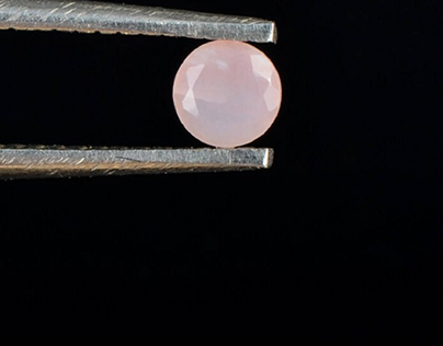 Natural Pink Opal 6mm Faceted Round Cut Loose Gemstone