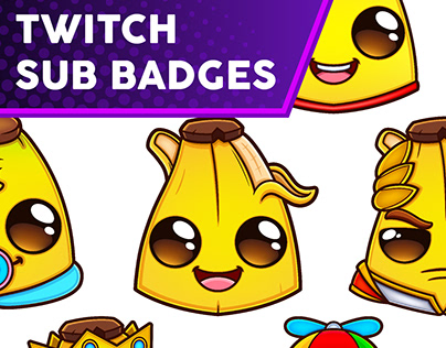 Twitch Sub Badges and Emotes - Fortnite