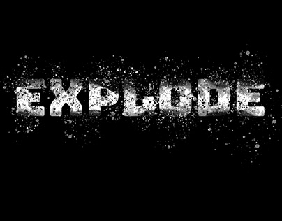 Exploding Letters